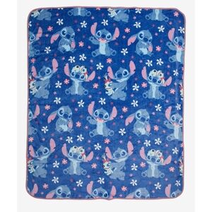 Disney Stitch Scrump Floral Throw Blanket